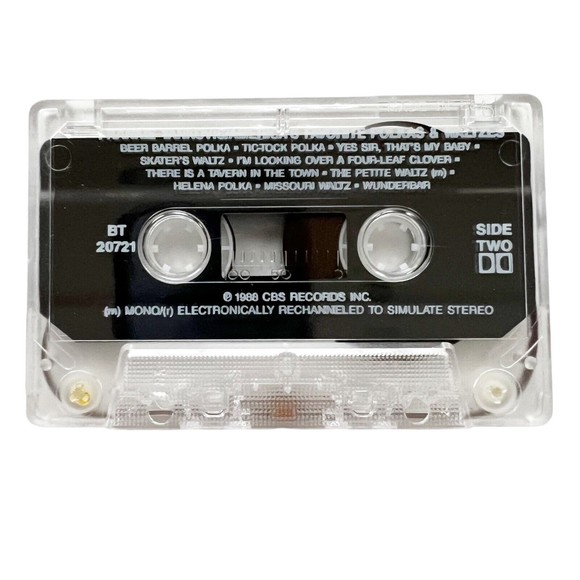 Frank Yankovic America's Favorite Polkas & Waltzes Cassette Tape 1988 CBS Tested - Picture 5 of 6